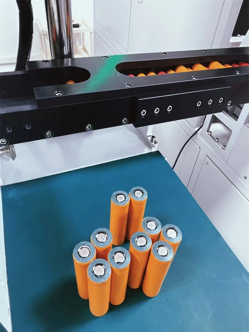 battery cell sticking machine